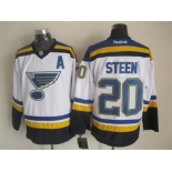 nhl jerseys st. louis blues #20 alexander steen blue-white