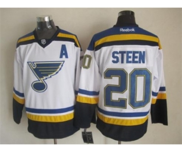 nhl jerseys st. louis blues #20 alexander steen blue-white