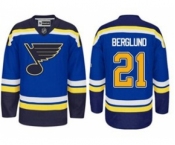 nhl jerseys st. louis blues #21 berglund blue