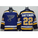 nhl jerseys st. louis blues #22 shattenkirk blue