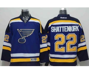 nhl jerseys st. louis blues #22 shattenkirk blue