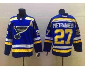 nhl jerseys st. louis blues #27 pietrangelo blue[patch A]