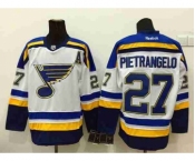 nhl jerseys st. louis blues #27 pietrangelo white[patch A]