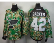 nhl jerseys st. louis blues #42 backes camo