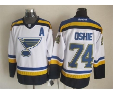 nhl jerseys st. louis blues #74 oshie blue-white