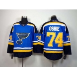 nhl jerseys st. louis blues #74 oshie lt.blue