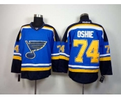 nhl jerseys st. louis blues #74 oshie lt.blue