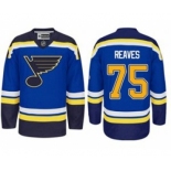 nhl jerseys st. louis blues #75 ryan reaves blue