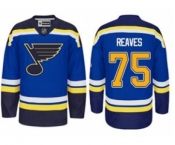 nhl jerseys st. louis blues #75 ryan reaves blue