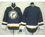 nhl jerseys st. louis blues blank dk.blue