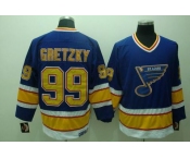 nhl st. louis blues #99 gretzky blue