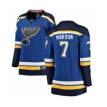 Women St. Louis Blues #7 Patrick Maroon Fanatics Branded Royal Blue Home Breakaway NHL Jersey