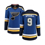 Women St. Louis Blues #9 Scottie Upshall Fanatics Branded Royal Blue Home Breakaway NHL Jersey