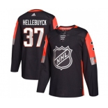 Youth Adidas Winnipeg Jets #37 Connor Hellebuyck Authentic Black 2018 All-Star Central Division NHL Jersey