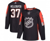 Youth Adidas Winnipeg Jets #37 Connor Hellebuyck Authentic Black 2018 All-Star Central Division NHL Jersey