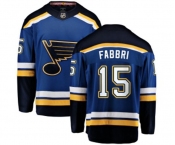 Youth St. Louis Blues #15 Robby Fabbri Fanatics Branded Royal Blue Home Breakaway NHL Jersey