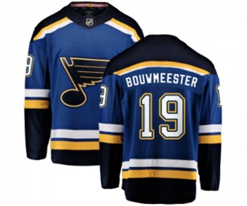 Youth St. Louis Blues #19 Jay Bouwmeester Fanatics Branded Royal Blue Home Breakaway NHL Jersey