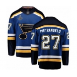 Youth St. Louis Blues #27 Alex Pietrangelo Fanatics Branded Royal Blue Home Breakaway 2019 Stanley Cup Champions Hockey Jersey