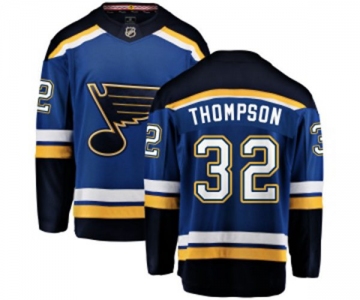 Youth St. Louis Blues #32 Tage Thompson Fanatics Branded Royal Blue Home Breakaway NHL Jersey