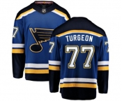 Youth St. Louis Blues #77 Pierre Turgeon Fanatics Branded Royal Blue Home Breakaway NHL Jersey