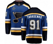 Youth St. Louis Blues #91 Vladimir Tarasenko Fanatics Branded Royal Blue Home Breakaway 2019 Stanley Cup Champions Hockey Jersey