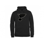 Men's St. Louis Blues Black Rink Warrior Pullover Hoodie