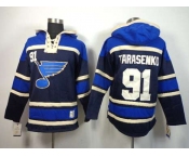 nhl jerseys st. louis blues #91 tarasenko blue[pullover hooded sweatshirt]