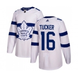 Adidas Toronto Maple Leafs #16 Darcy Tucker Authentic White 2018 Stadium Series NHL Jersey