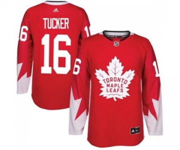 Adidas Toronto Maple Leafs #16 Darcy Tucker Premier Red Alternate NHL Jersey