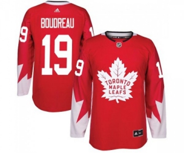 Adidas Toronto Maple Leafs #19 Bruce Boudreau Authentic Red Alternate NHL Jersey