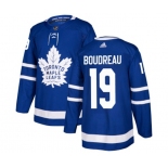 Adidas Toronto Maple Leafs #19 Bruce Boudreau Authentic Royal Blue Home NHL Jersey