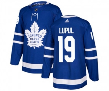 Adidas Toronto Maple Leafs #19 Joffrey Lupul Authentic Royal Blue Home NHL Jersey