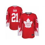 Adidas Toronto Maple Leafs #21 Bobby Baun Red Team Canada Authentic Stitched NHL Jersey