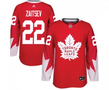 Adidas Toronto Maple Leafs #22 Nikita Zaitsev Authentic Red Alternate NHL Jersey