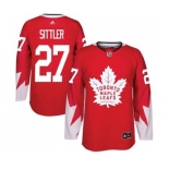 Adidas Toronto Maple Leafs #27 Darryl Sittler Authentic Red Alternate NHL Jersey