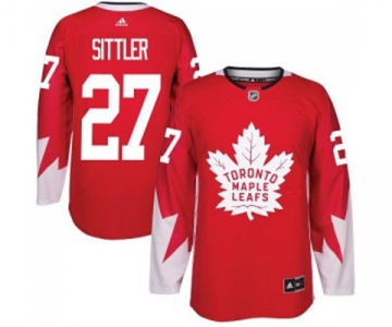 Adidas Toronto Maple Leafs #27 Darryl Sittler Premier Red Alternate NHL Jersey