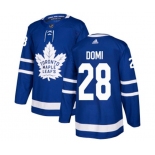 Adidas Toronto Maple Leafs #28 Tie Domi Premier Royal Blue Home NHL Jersey