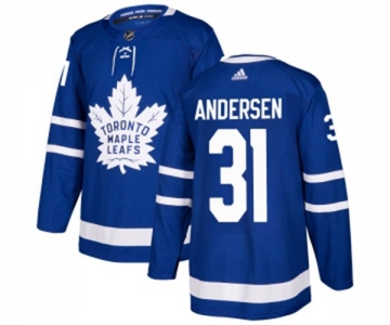 Adidas Toronto Maple Leafs #31 Frederik Andersen Premier Royal Blue Home NHL Jersey