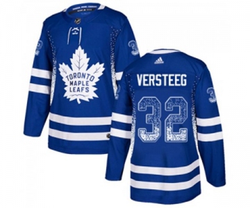 Adidas Toronto Maple Leafs #32 Kris Versteeg Authentic Blue Drift Fashion NHL Jersey