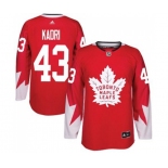 Adidas Toronto Maple Leafs #43 Nazem Kadri Authentic Red Alternate NHL Jersey