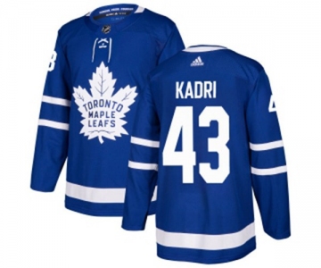 Adidas Toronto Maple Leafs #43 Nazem Kadri Authentic Royal Blue Home NHL Jersey