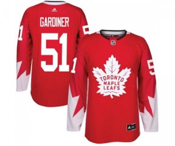 Adidas Toronto Maple Leafs #51 Jake Gardiner Authentic Red Alternate NHL Jersey