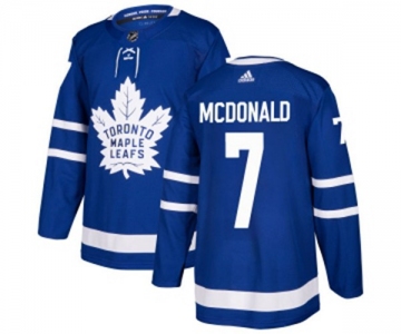 Adidas Toronto Maple Leafs #7 Lanny McDonald Premier Royal Blue Home NHL Jersey