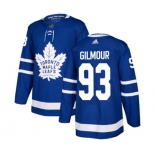 Adidas Toronto Maple Leafs #93 Doug Gilmour Premier Royal Blue Home NHL Jersey