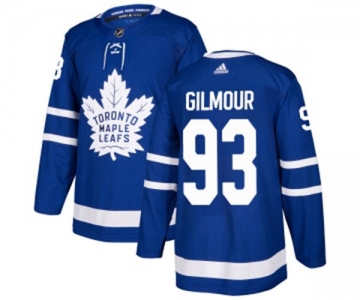 Adidas Toronto Maple Leafs #93 Doug Gilmour Premier Royal Blue Home NHL Jersey