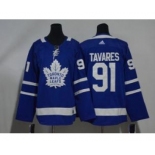 Maple Leafs #91 John Tavares White Jersey