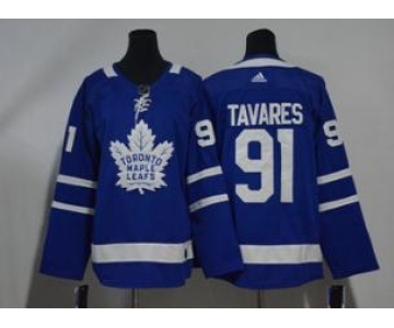 Maple Leafs #91 John Tavares White Jersey