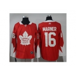 Men Adidas Toronto Maple Leafs #16 Mitchell Marner Red Team Canada Authentic Stitched NHL Jersey