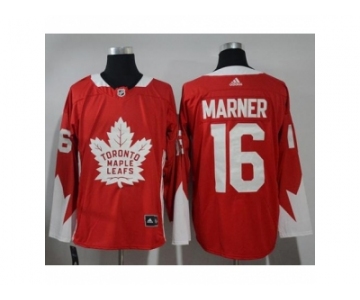 Men Adidas Toronto Maple Leafs #16 Mitchell Marner Red Team Canada Authentic Stitched NHL Jersey