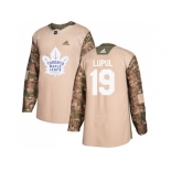 Men Adidas Toronto Maple Leafs #19 Joffrey Lupul Camo Authentic 2017 Veterans Day Stitched NHL Jersey